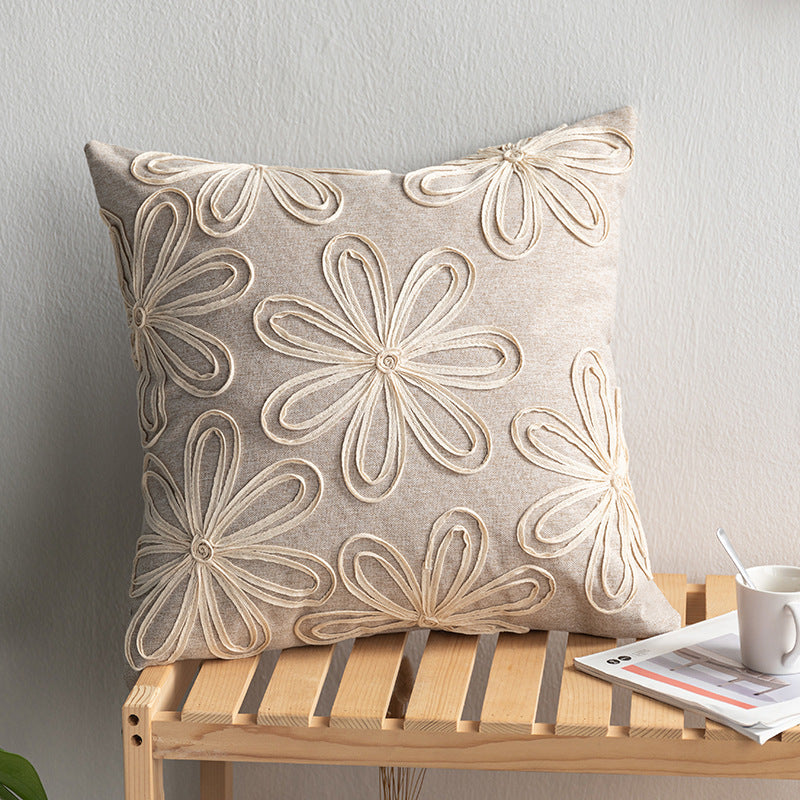 Hand-made embroidery  retro sofa pillow | Yazijico™