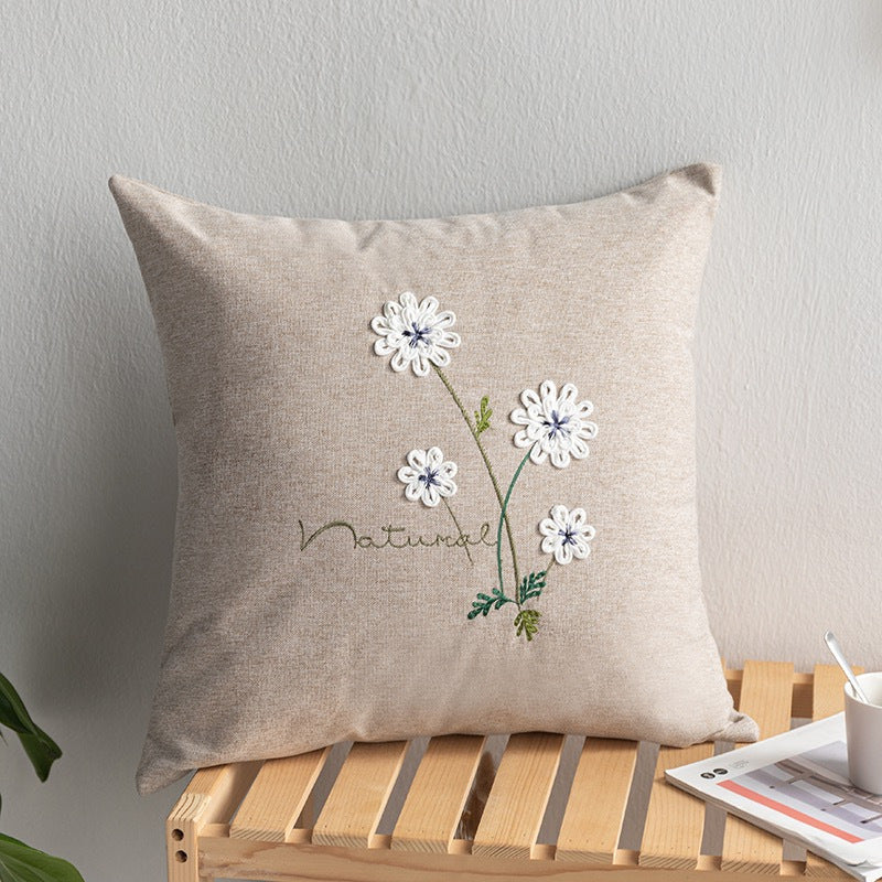 Hand-made embroidery  retro sofa pillow | Yazijico™