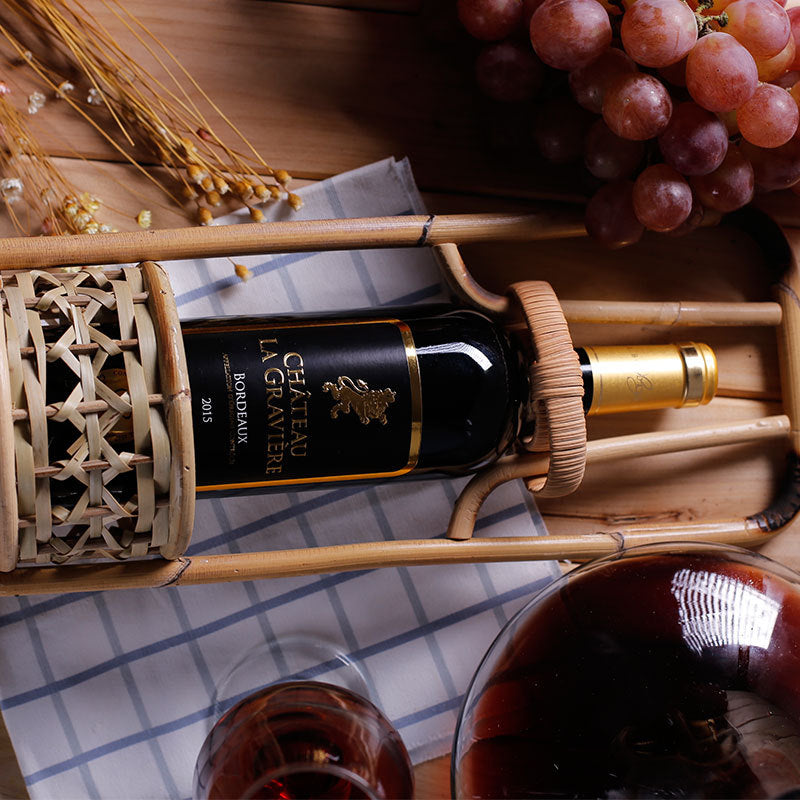 Hand-made bamboo wine rack | Yazijico™ 