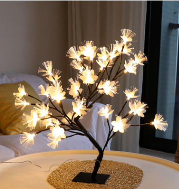 led cherry blossom lamp 36 bulbs christmas vase coffee floral lamp tre