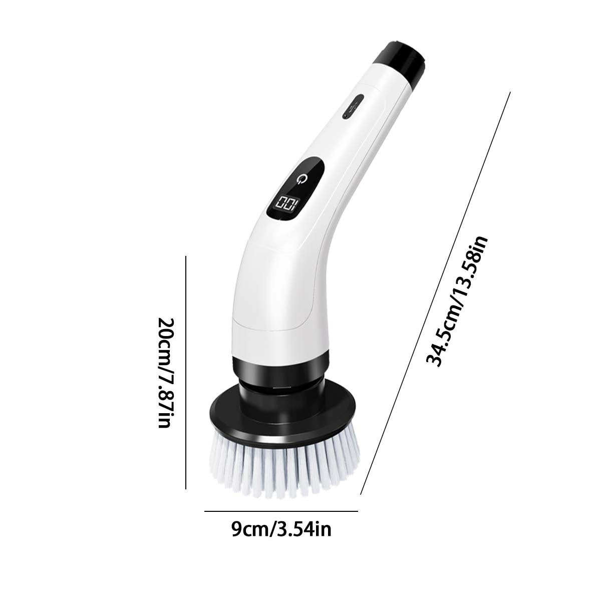 Motorized Rotary Scrubber Power Scrubber Cordless | Yazijico™

