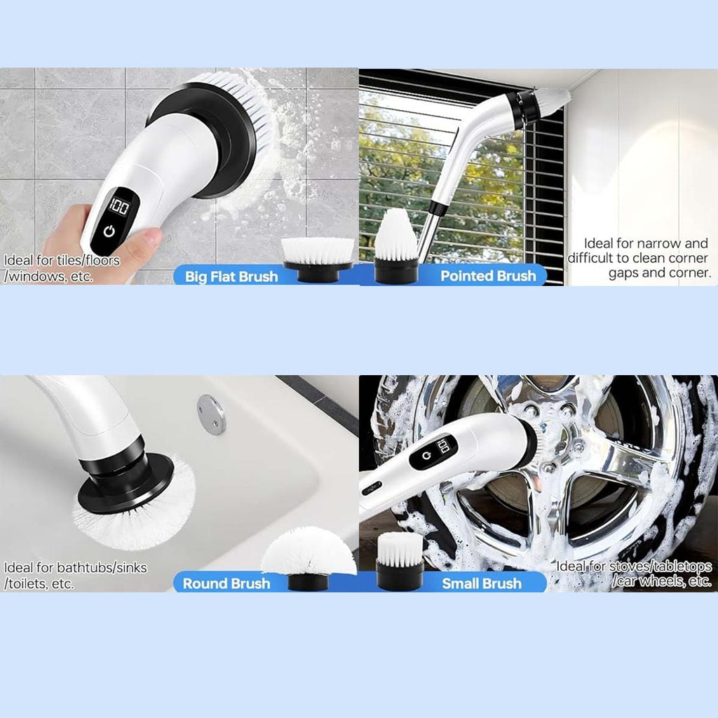 Autolaveuse rotative motorisée sans fil | Yazijico™