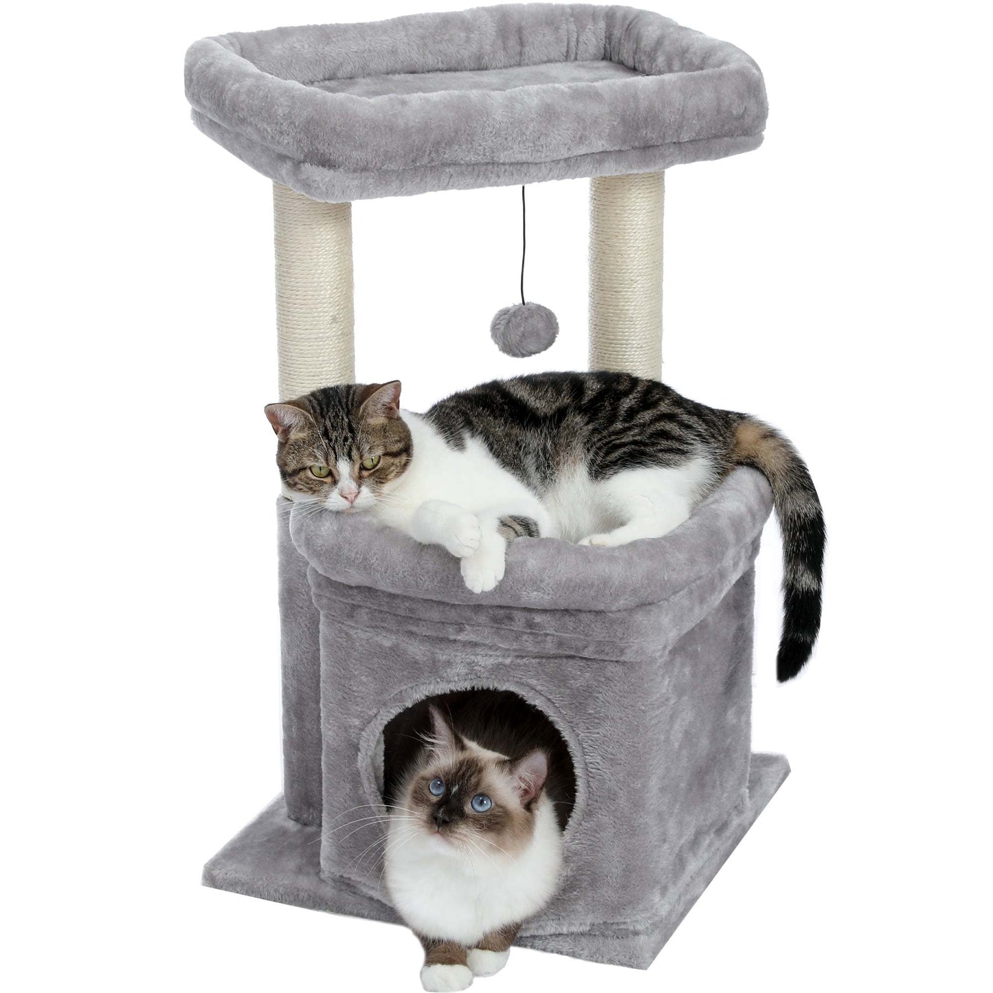 Cat Tree Tower Condo Plush Perch | Yazijico™ 