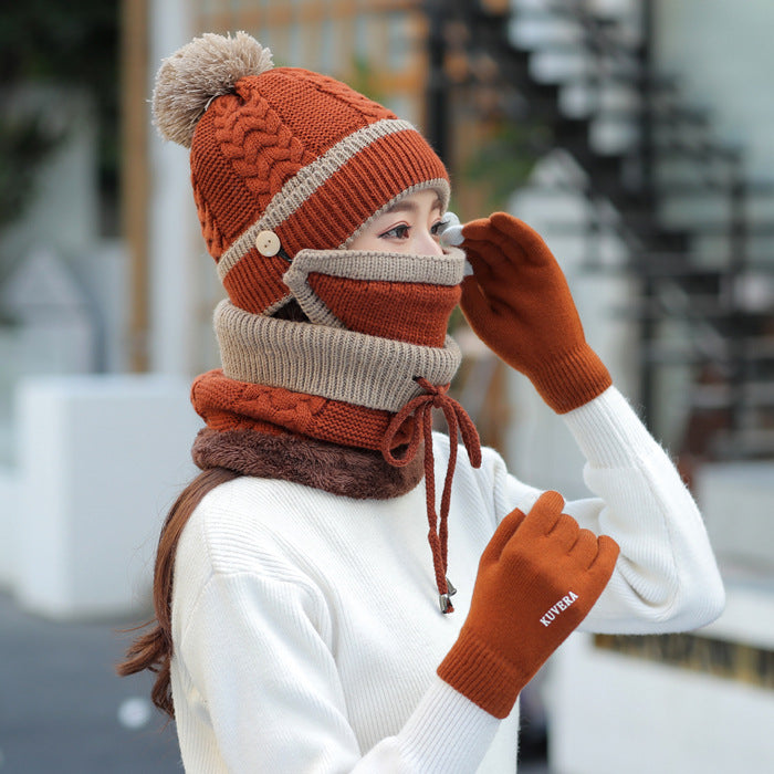 Plus velvet thick bib mask Fashionable  | Yazijico™ 