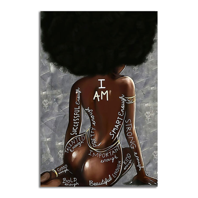 black canvas painting wall art home decor