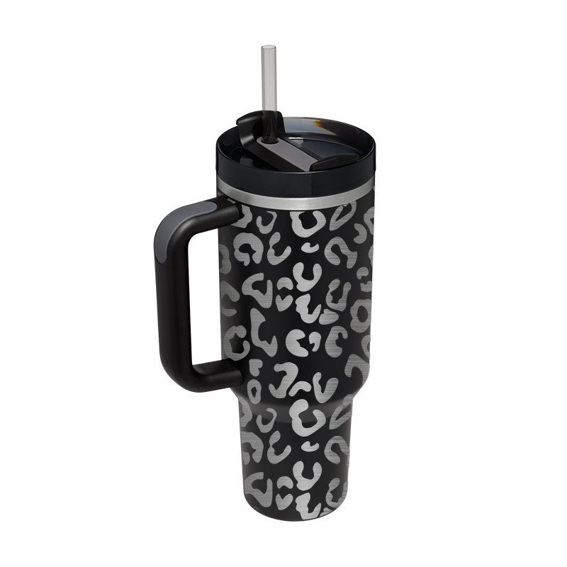 Tumbler With Handle Straw Insulated | Yazijico™