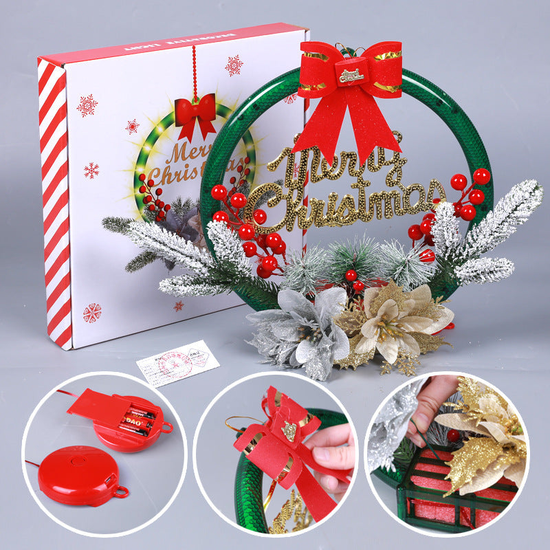 Christmas Luminous Garland Door Hanging  | Yazijico™ 
