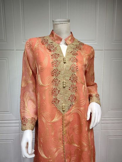 Muslim Spring And Summer Middle East Swing Dress | Yazijico™