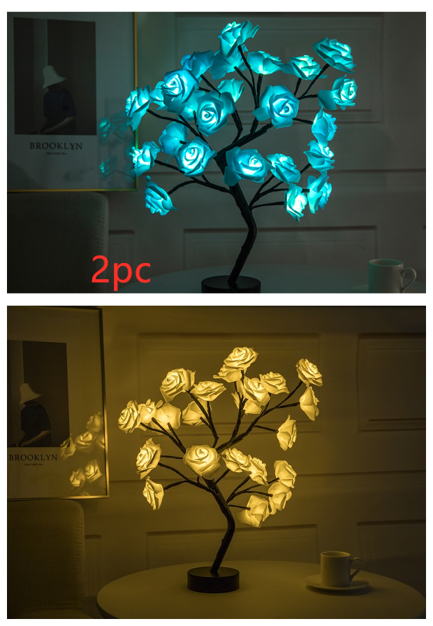 Yazijico™  Rose Flower Lamp USB Battery - Yazijico™ 