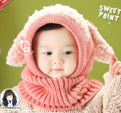 Baby Hats Puppy Conjoined Winter Hat | Yazijico™ 