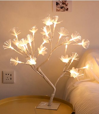 led cherry blossom lamp 36 bulbs christmas vase coffee floral lamp tre