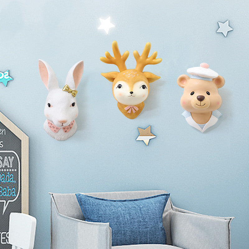 home original cartoon rabbit wall decor