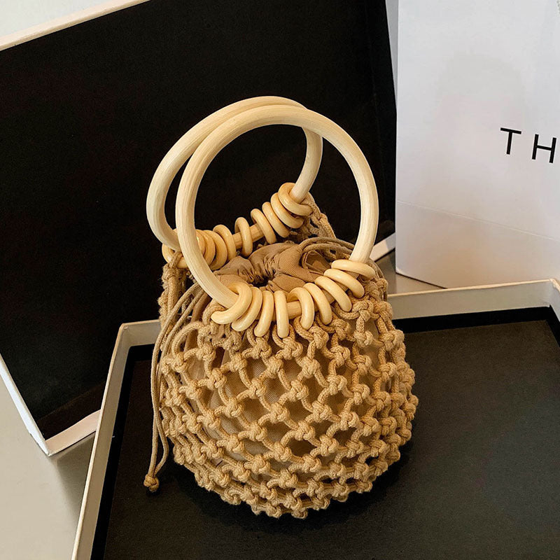 Woman Fashion Woven Handbag Beach | Yazijico™ 