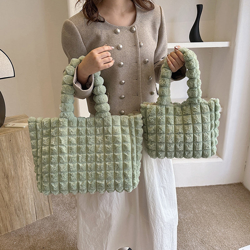 Handbags Winter Plaid Fashion High Capacity