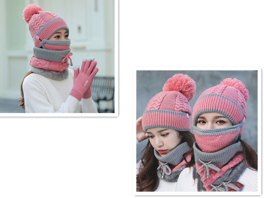 Plus velvet thick bib mask Fashionable  | Yazijico™