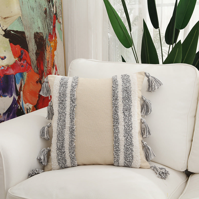 Yazijico™ Cotton Pillow Embroidery Home Pillow - Yazijico™ 