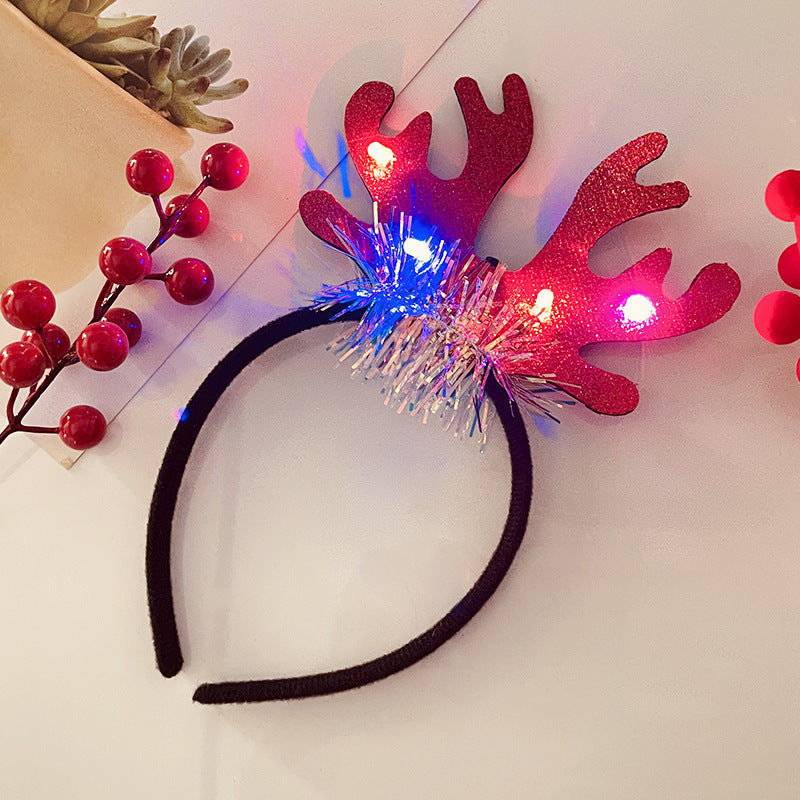 Christmas With Light Headband Snowflake Women's | Yazijico™