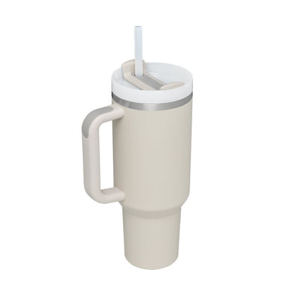 Tumbler With Handle Straw Insulated | Yazijico™