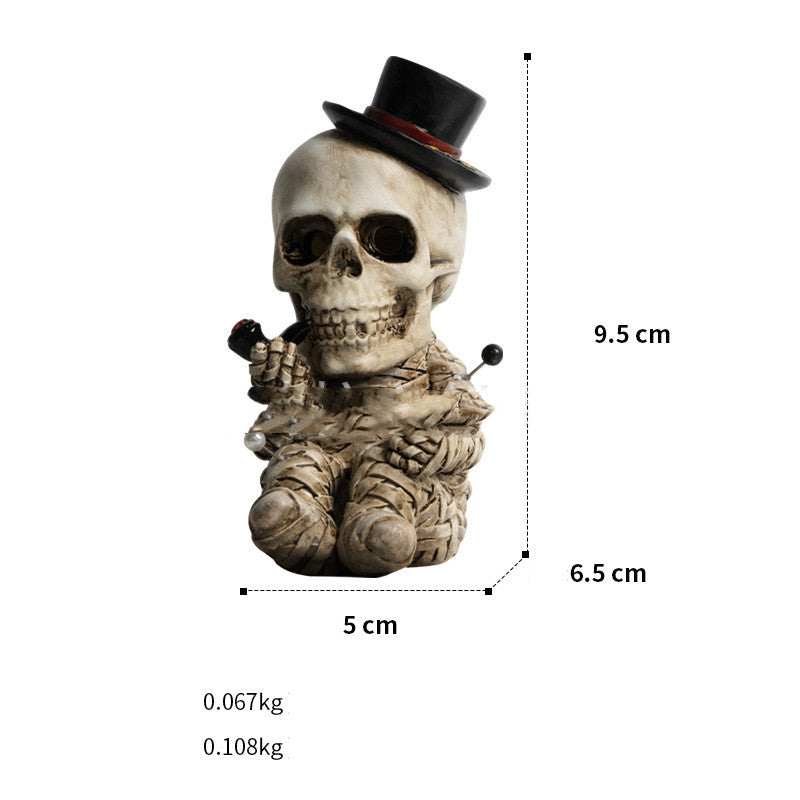 resin crafts halloween decorations home skull aromatherapy home decor