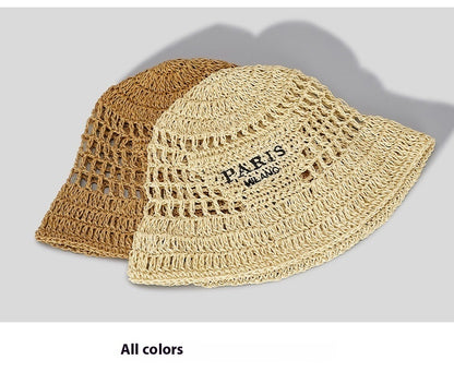 Hand-made Bucket Hat Embroidered Handwriting | Yazijico™  