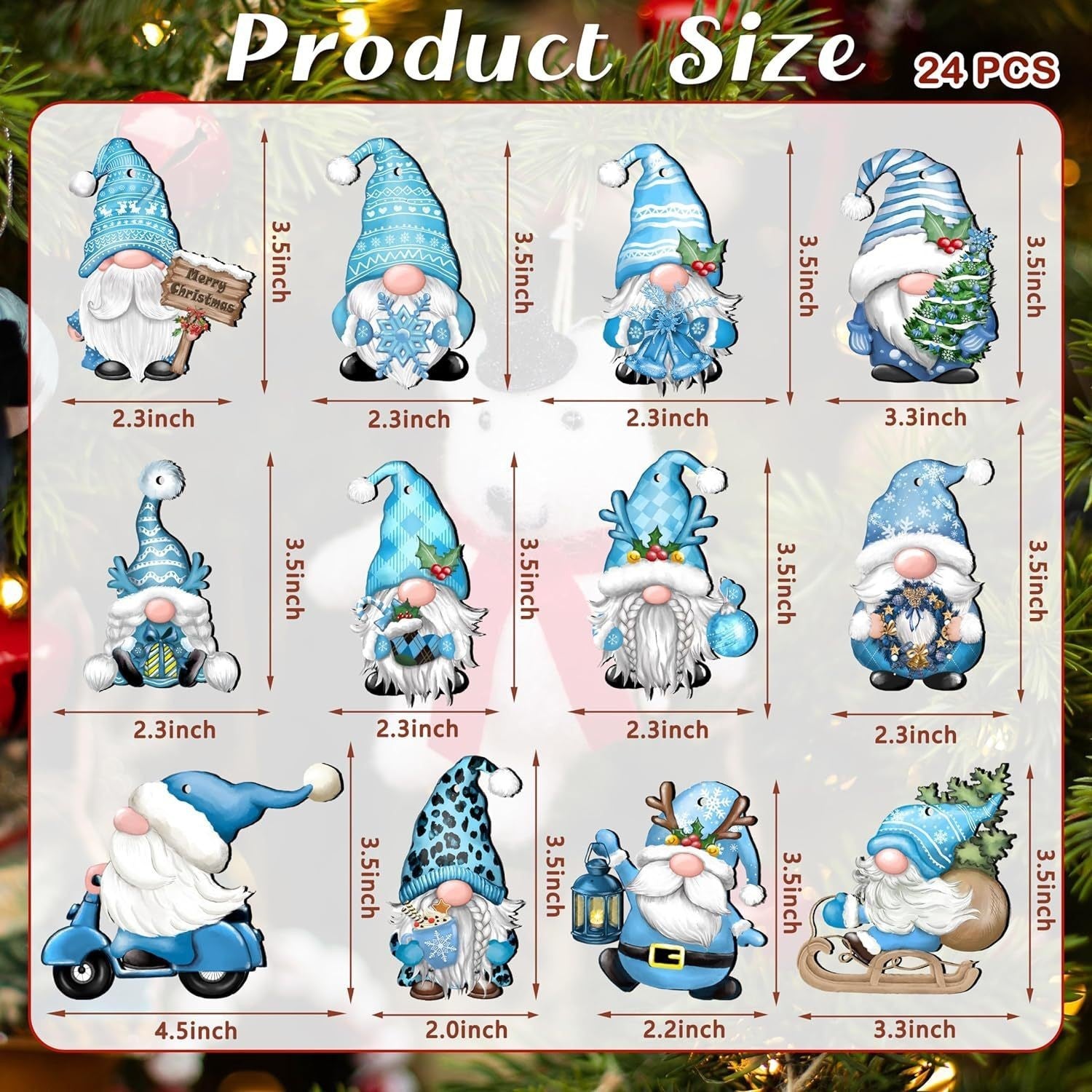 Christmas Wooden Hanging Ornaments | Yazijico™ 