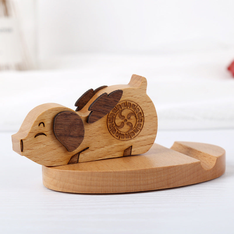Creative  Mobile Back With Coin Wood | Yazijico™