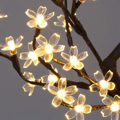 led cherry blossom lamp 36 bulbs christmas vase coffee floral lamp tre