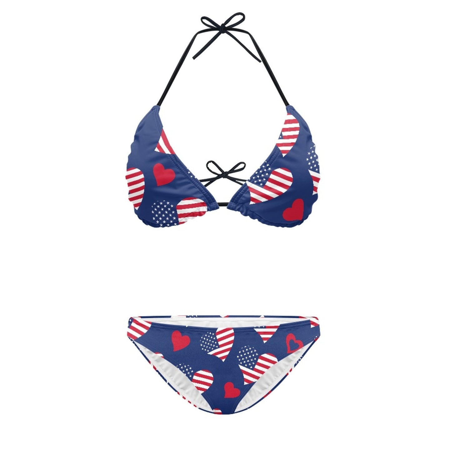 Maillot de bain bikini imprimé fendu pour femme | Yazijico™