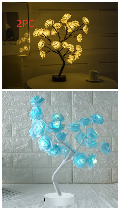 Yazijico™  Rose Flower Lamp USB Battery - Yazijico™ 