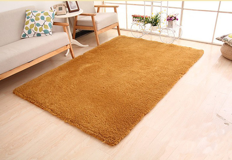 Yazijico™ Living Room Rug Area Solid Carpet Fluffy - Yazijico™ 