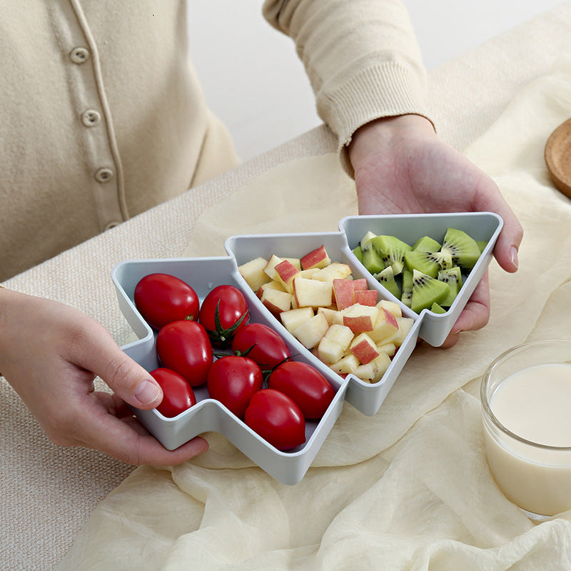 Christmas tree trunk fruit tray | Yazijico™ 
