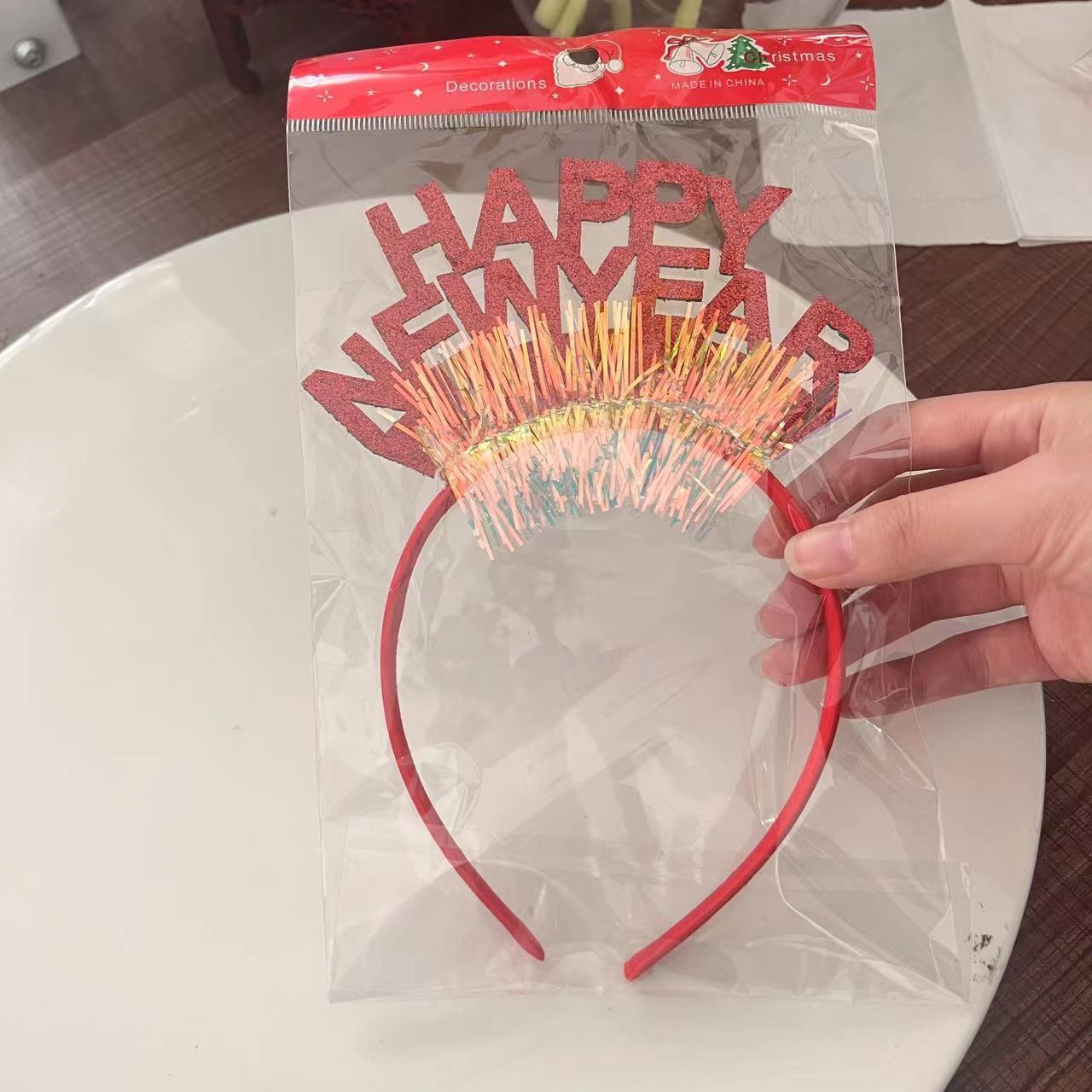 Christmas With Light Headband Snowflake Women's | Yazijico™