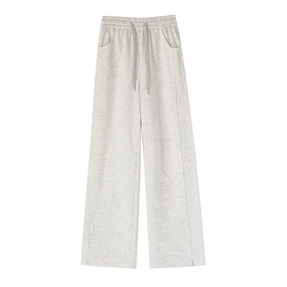 High Waist Long Thin Straight Sports Sweatpants| Yazijico™ 