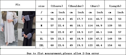 Dubai Middle East Turkey Stitching Series Elegant Dress | Yazijico™