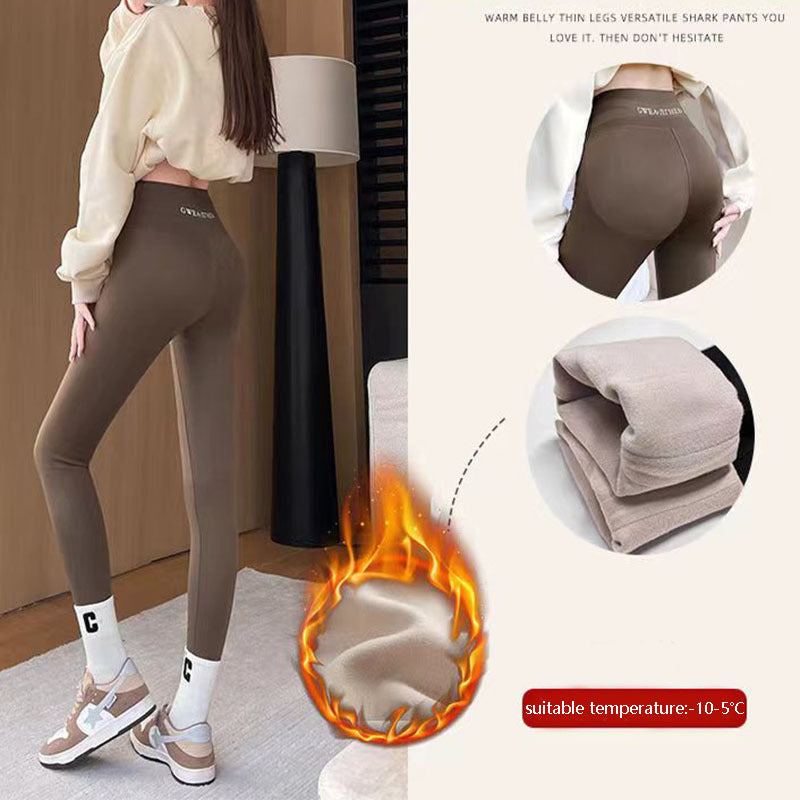 Fleece Thickened Leggings Winter Yoga Pants  Yazijico™ 