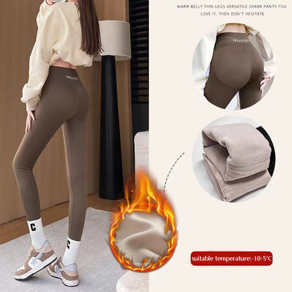 Fleece Thickened Leggings Winter Yoga Pants  Yazijico™ 