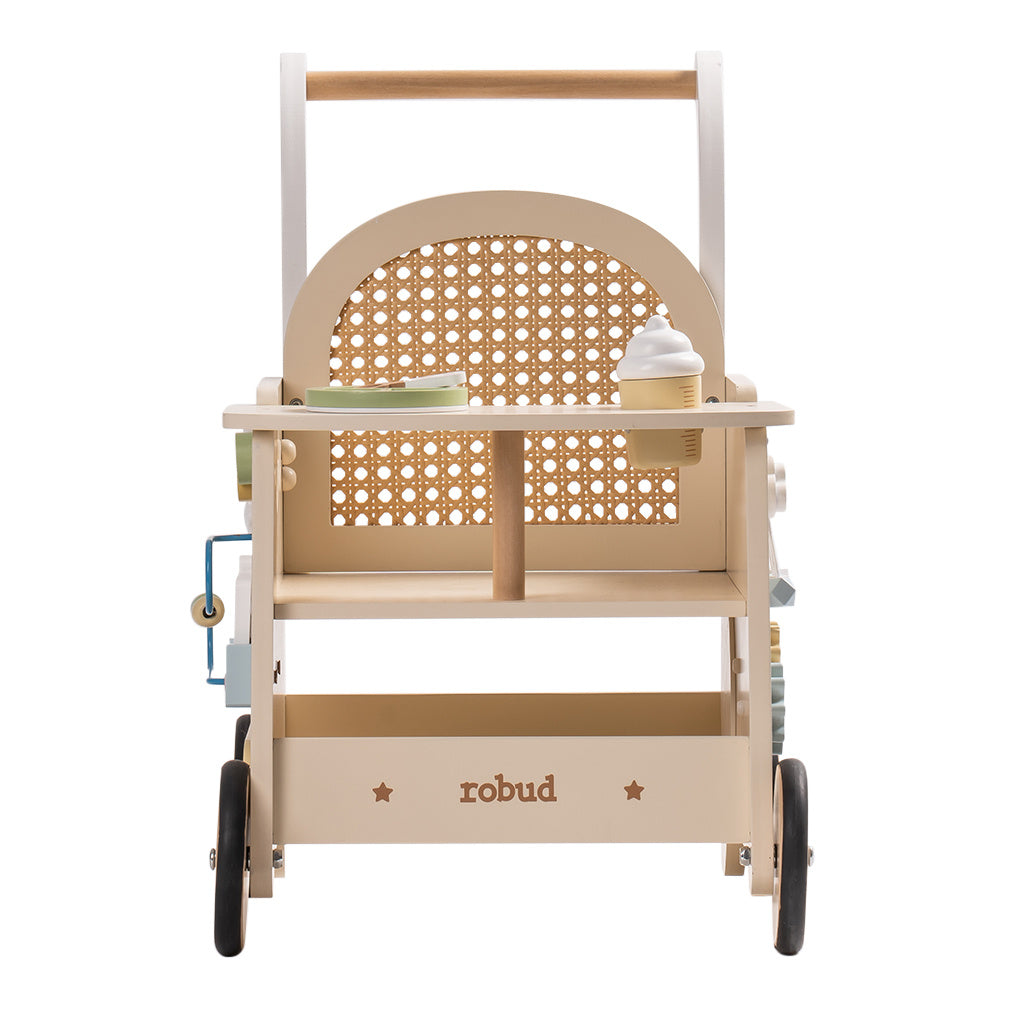 Adjustable Speed Baby Push Walker Wooden | Yazijico™ 