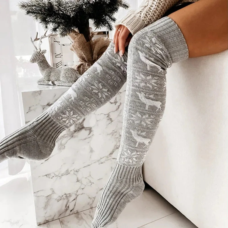 Christmas Warm Knitted Women Stocking  | Yazijico™ 