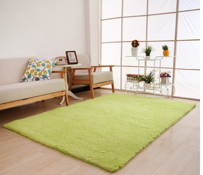 Yazijico™ Living Room Rug Area Solid Carpet Fluffy - Yazijico™ 