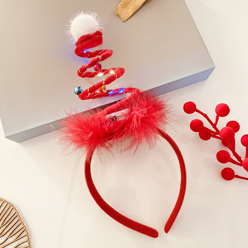 Christmas With Light Headband Snowflake Women's | Yazijico™