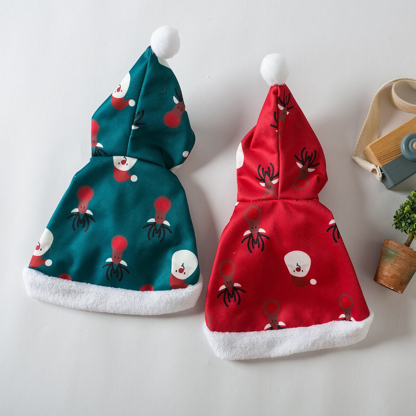 Cat Christmas Clothes Little Red Cape  | Yazijico™