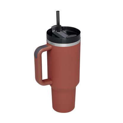 Tumbler With Handle Straw Insulated | Yazijico™