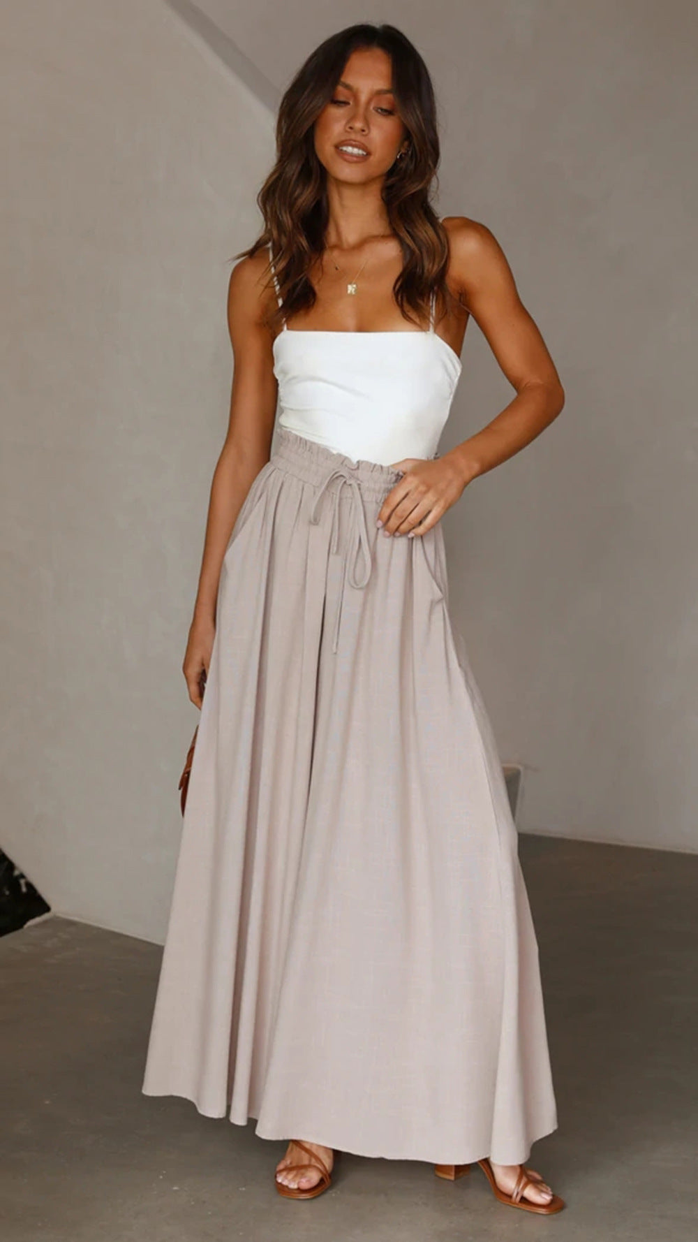 Womens Pants Wide Leg Loose Comfy With Pockets  Yazijico™ 