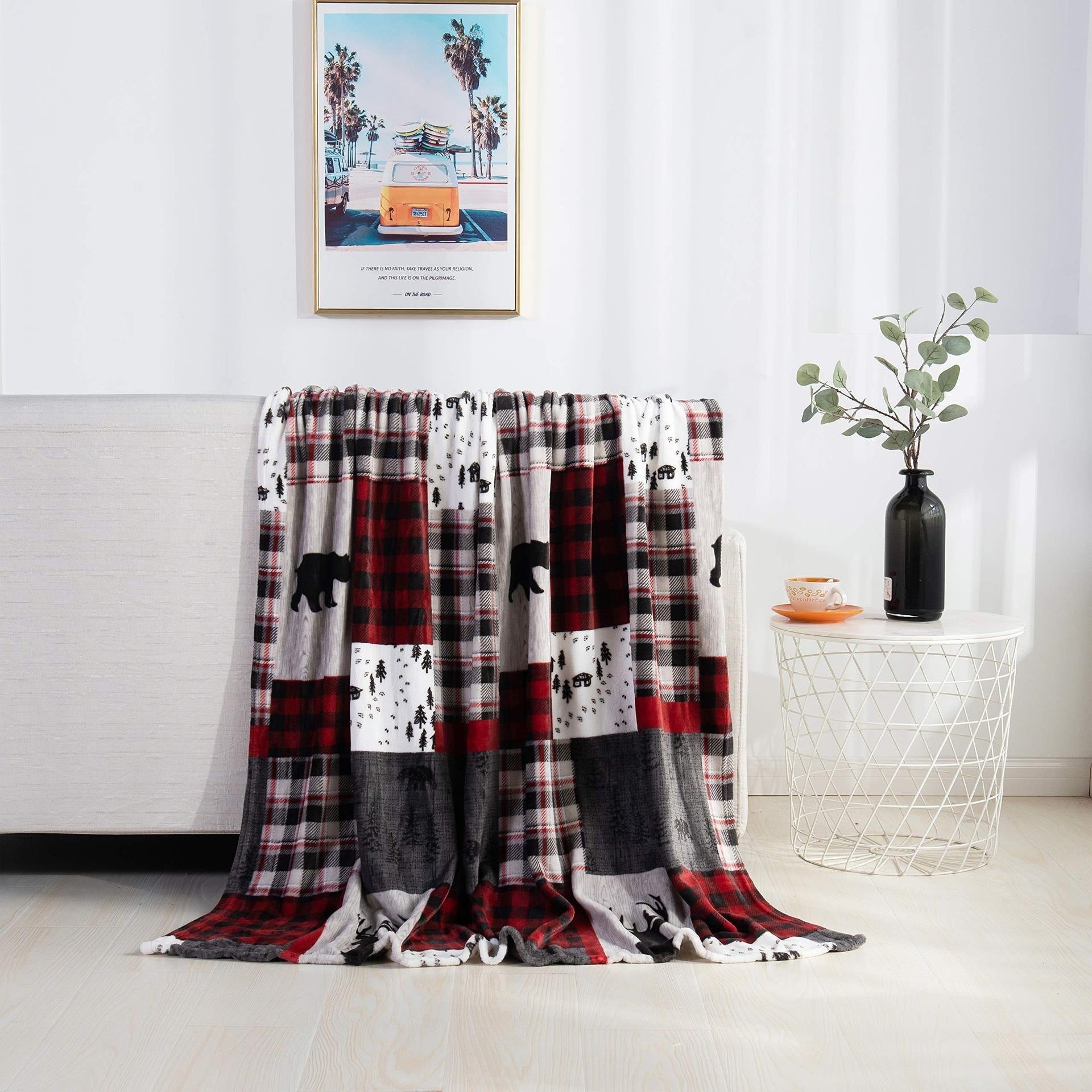 Christmas Print Blanket Winter Double-sided| Yazijico™ 