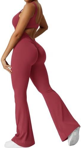 Women Sleeveless Flare Jumpsuits Long Pants | Yazijico™