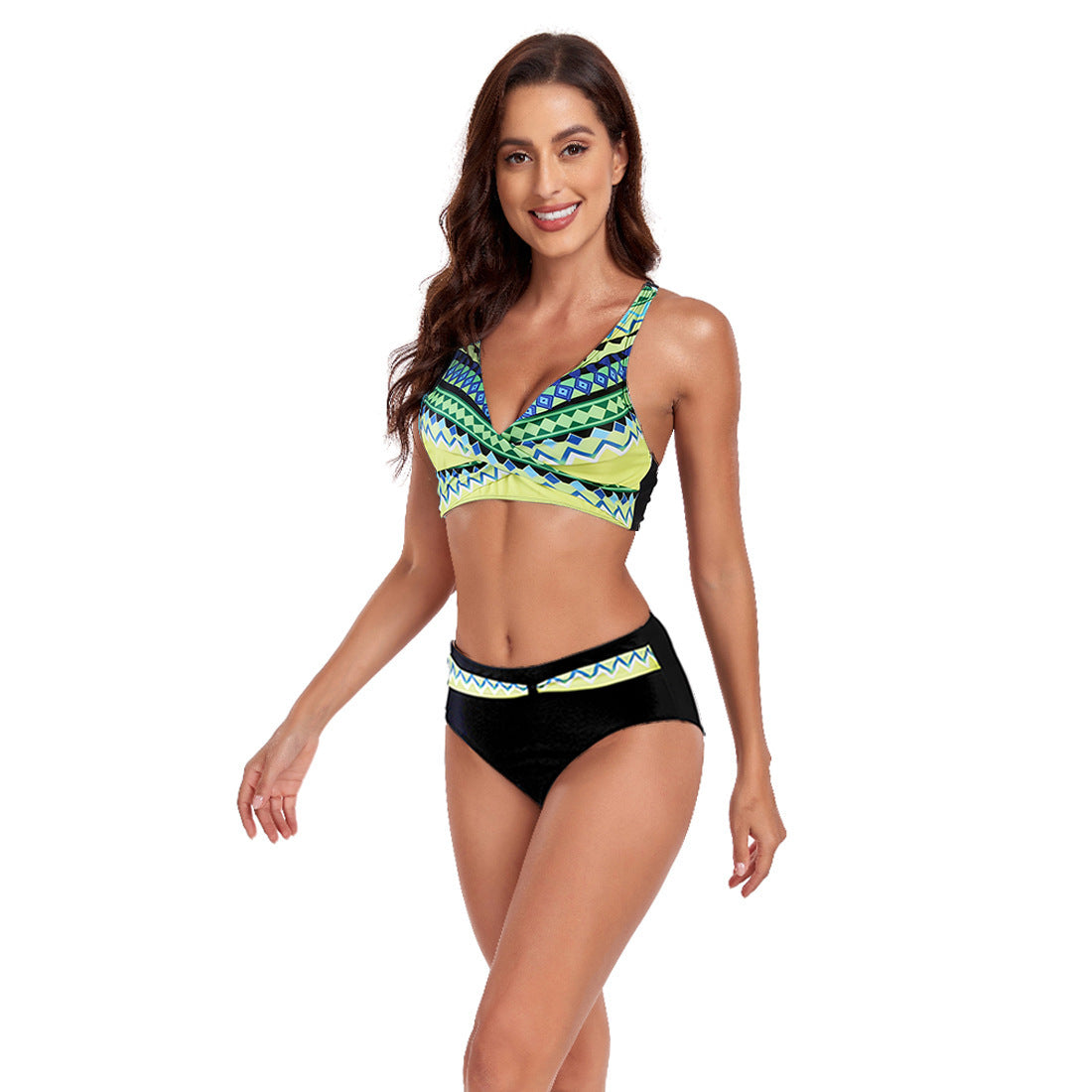 Beach Split Swimsuit Summer Bikini Halter   Yazijico™ 