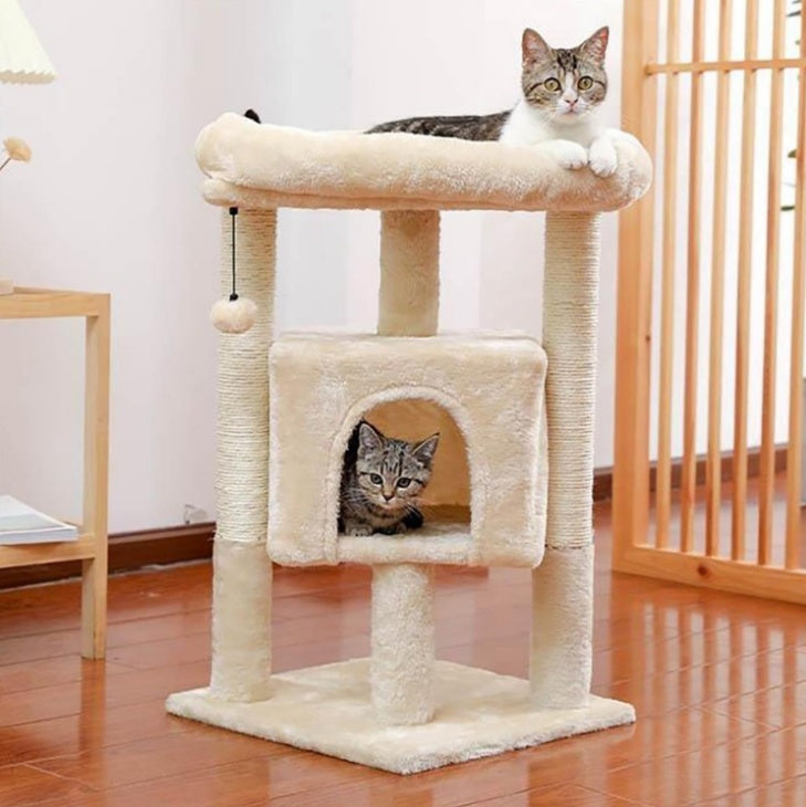 Cat Tree Tower Condo Plush Perch | Yazijico™ 