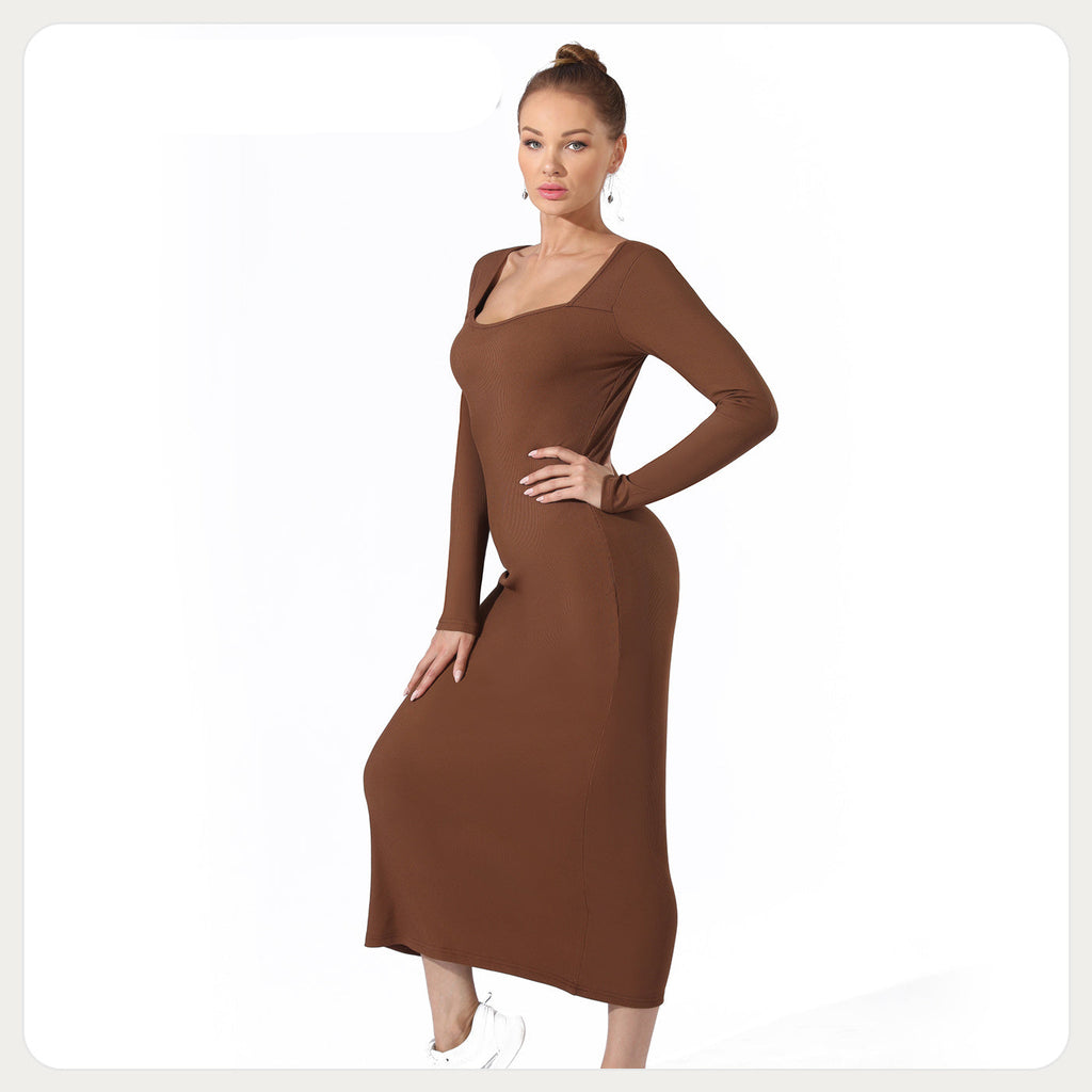Women's Fashion Simple Solid Color Dress | Yazijico™