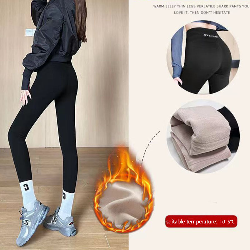 Fleece Thickened Leggings Winter Yoga Pants  Yazijico™ 