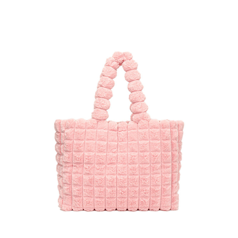 Handbags Winter Plaid Fashion High Capacity